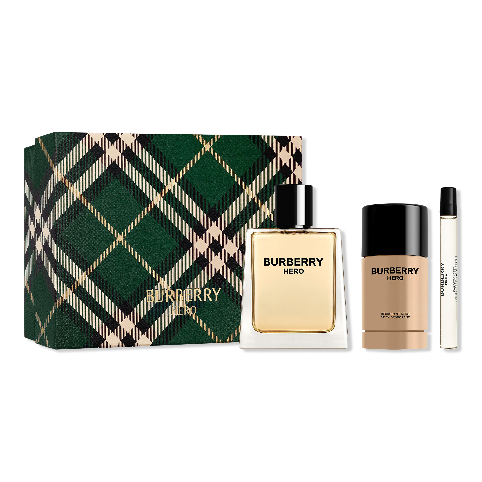 Burberry Hero Eau de Toilette and Deodorant 3-Piece Cologne Gift Set #1
