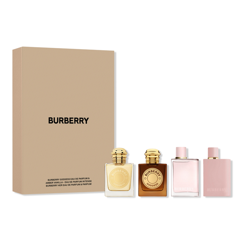 ✨New✨BURBERRY Mini Her & Goddess Perfume Burberry - Her and Goddess 4-Piece Mini Perfume Gift Set | Ulta Beauty