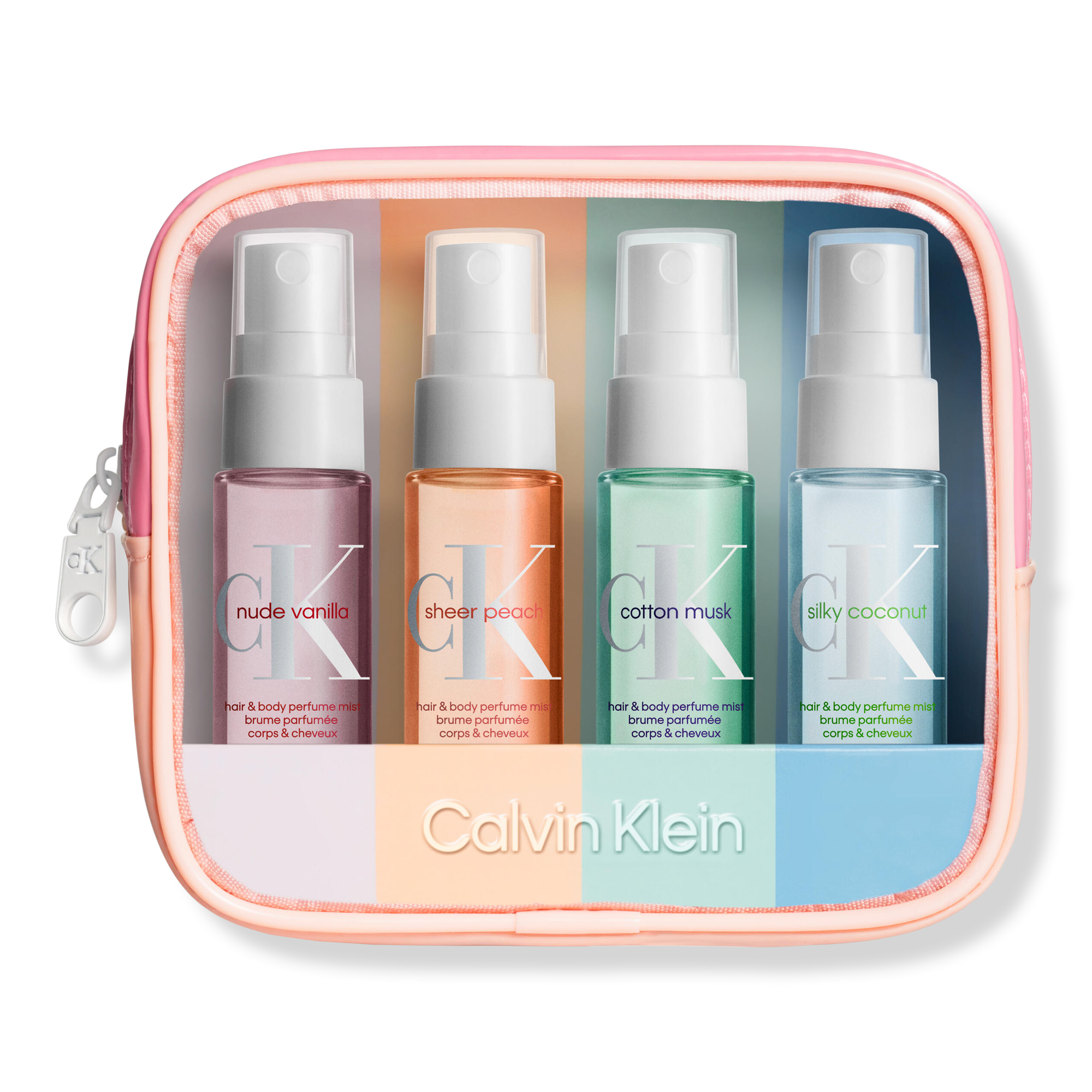 Calvin Klein Hair and Body Perfume Mist 4-Piece Layering Gift Set #1