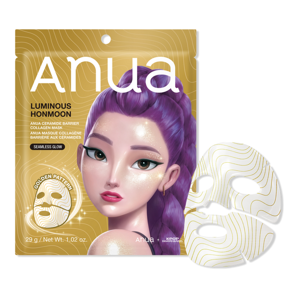 ANUA KPop Demon Hunters Ceramide Barrier Collagen Mask Golden Edition #1