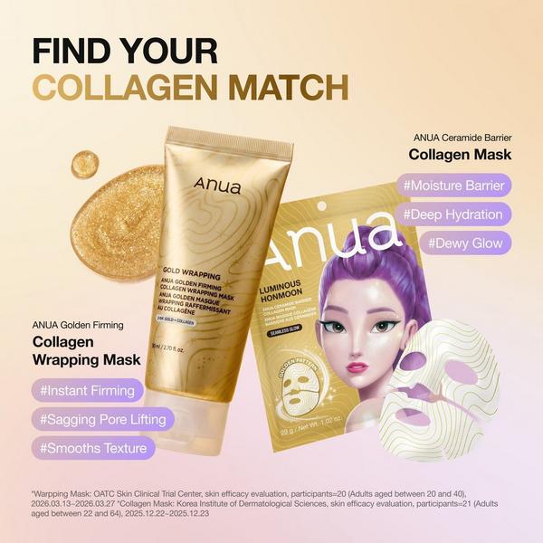 ANUA KPop Demon Hunters Ceramide Barrier Collagen Mask Golden Edition #8