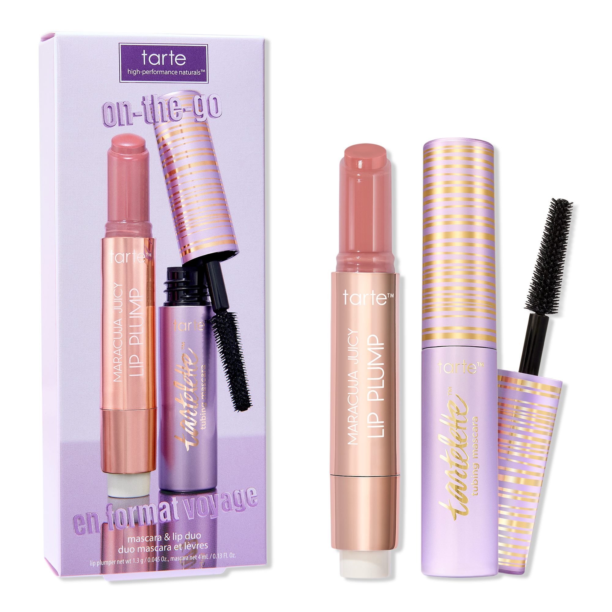 Дуэт туши и средства для губ Tarte On-The-Go — фото 1