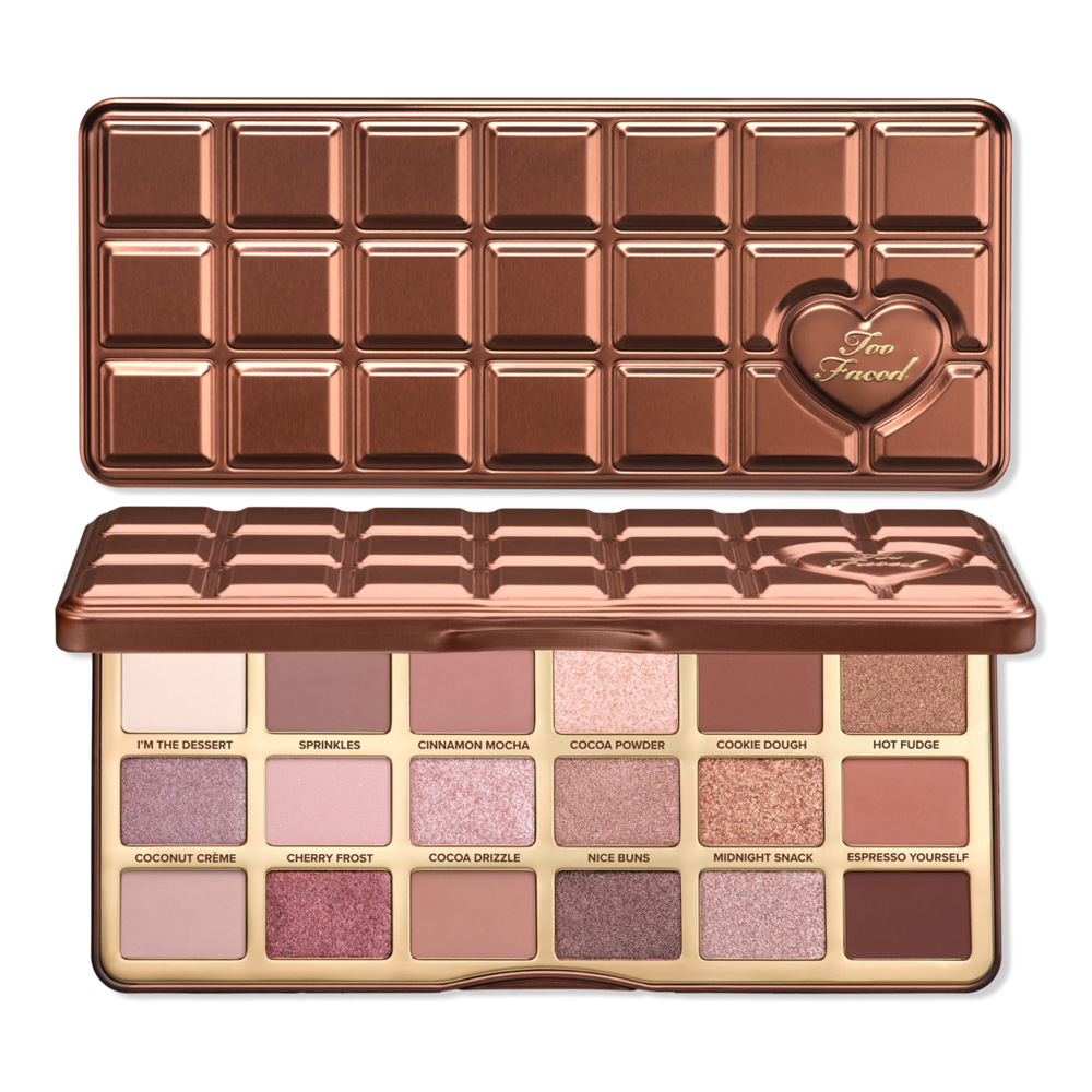 Too Faced Chocolate Nudes Limited-Edition Eye Shadow Palette, 0.64 oz. - Chocolate