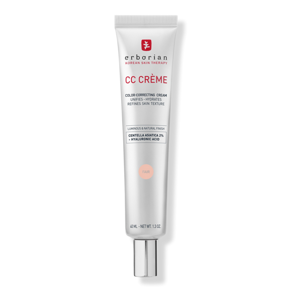 Erborian CC Cream Color-Corrector with Korean 2% Centella Asiatica & Hyaluronic Acid - Fair