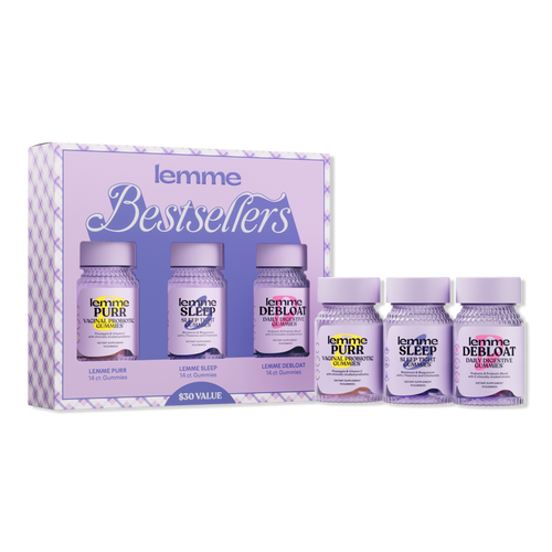 Lemme - Holiday Bestsellers Kit: Purr, Sleep, and Debloat Gummies