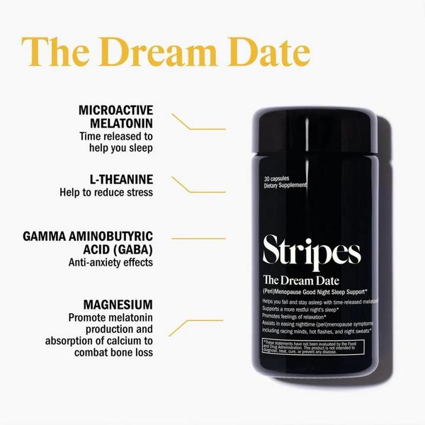 STRIPES BEAUTY by Naomi Watts The Dream Date Good Night Sleep Support Supplement #4