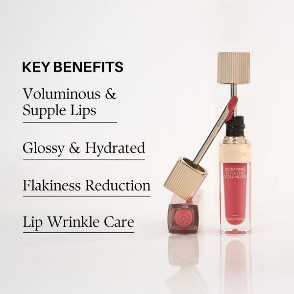 d'Alba Piedmont Plumping Lip Volumizer & Glow Gloss 3 Color Set #6
