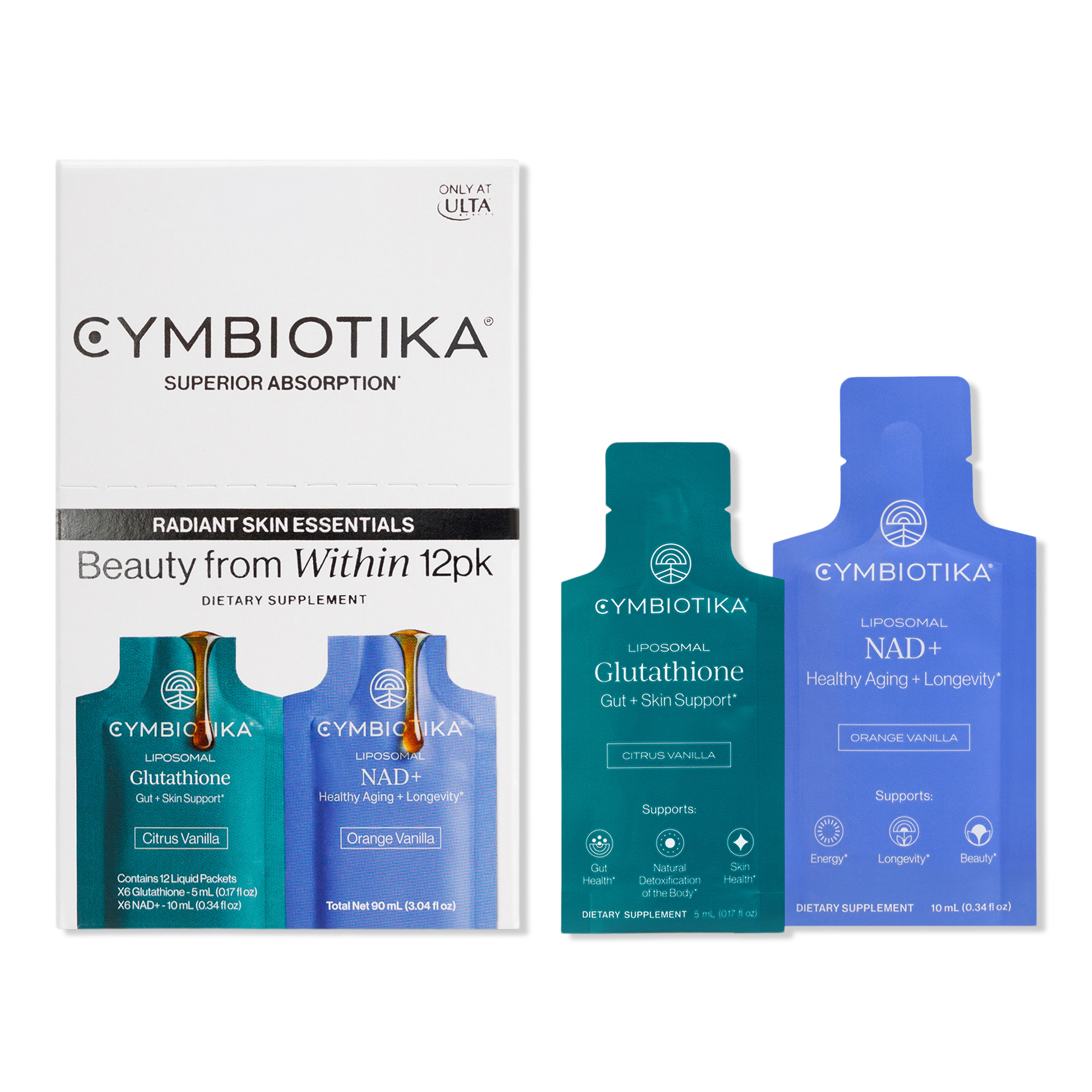 Cymbiotika Radiant Skin Essentials (Glutathione + NAD+) #1