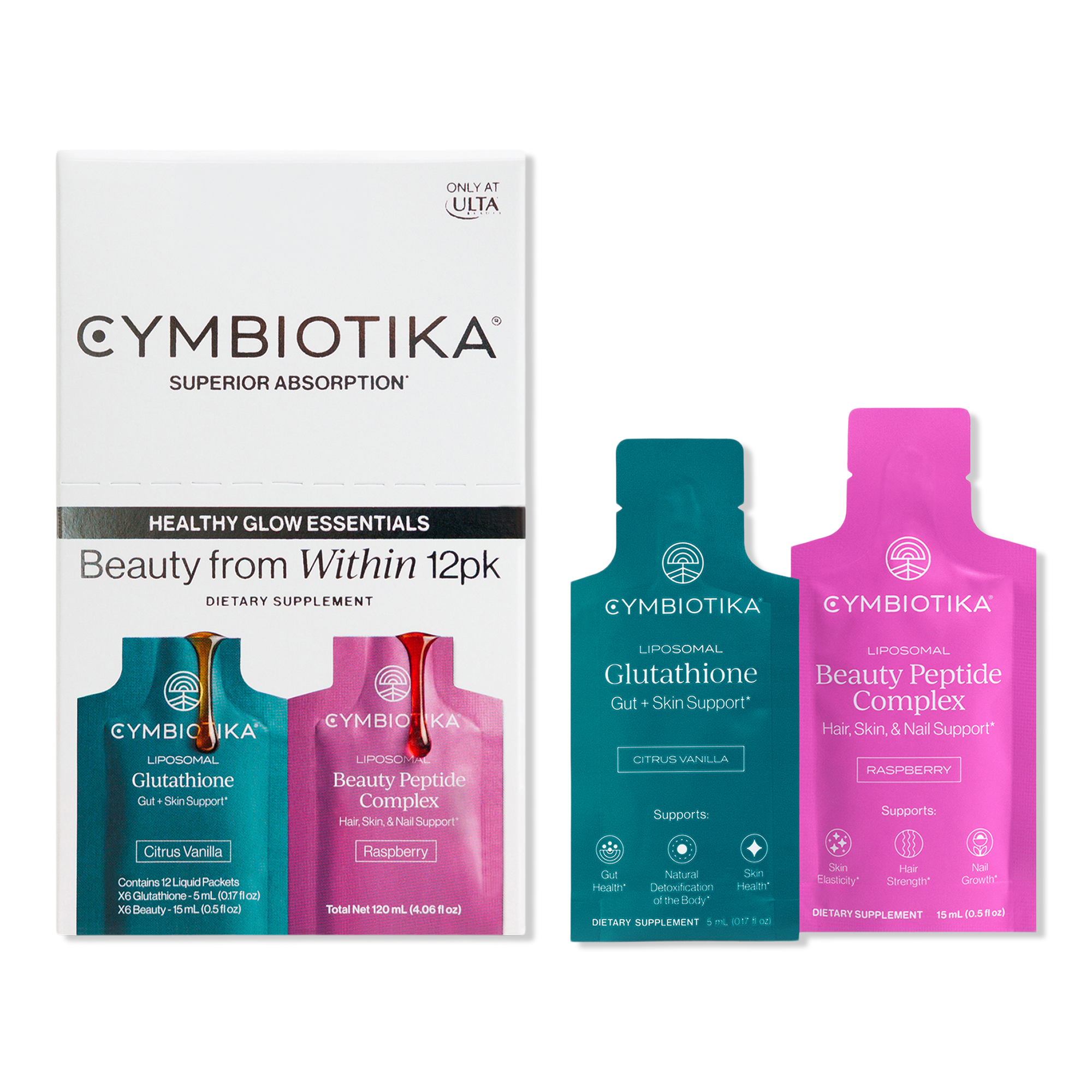 Cymbiotika Healthy Glow Essentials (Glutathione + Beauty Peptide Complex) #1