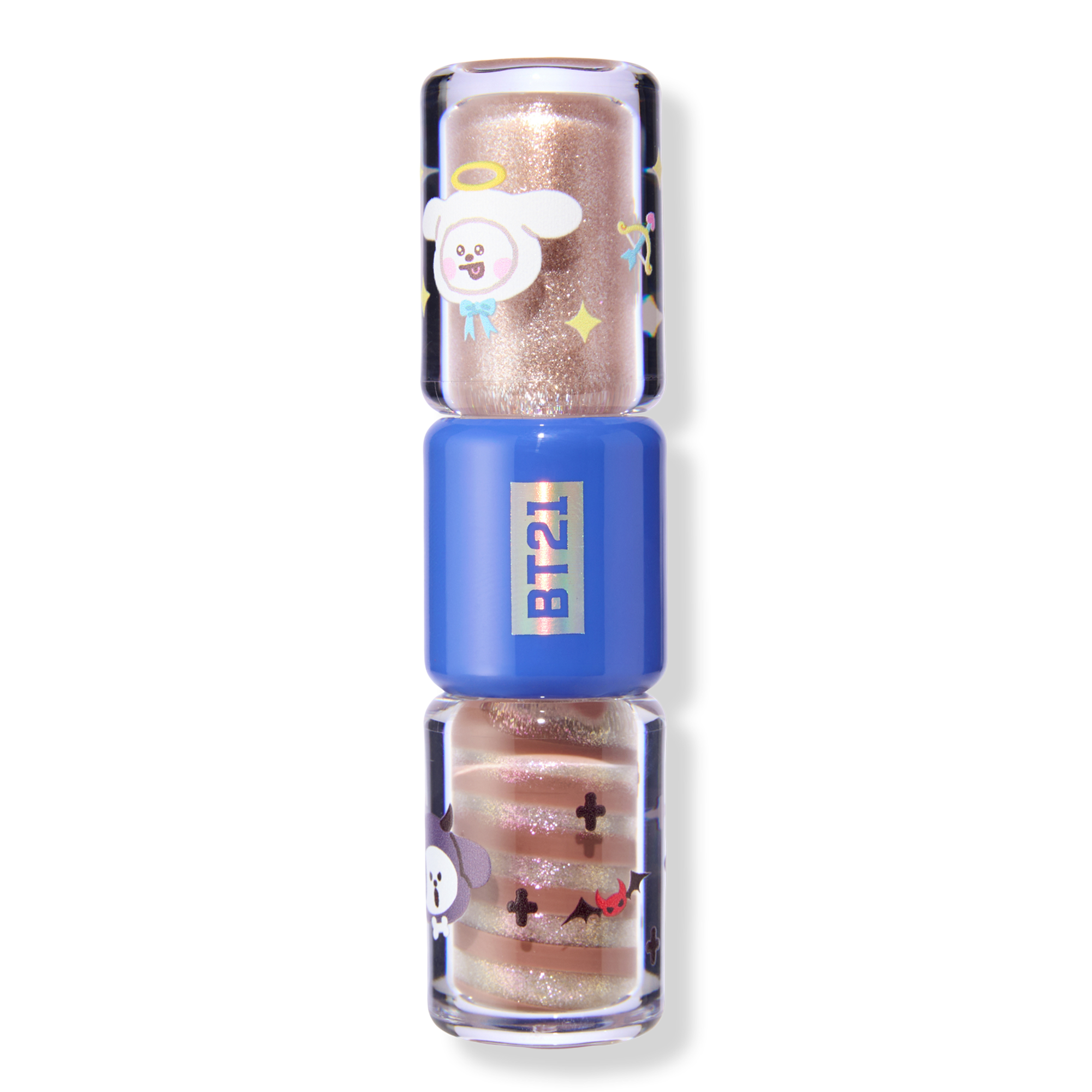 ColourPop ColourPop X BT21 Sparkle + Swirl Lip Gloss Duo Crunchy n' Passionate #1