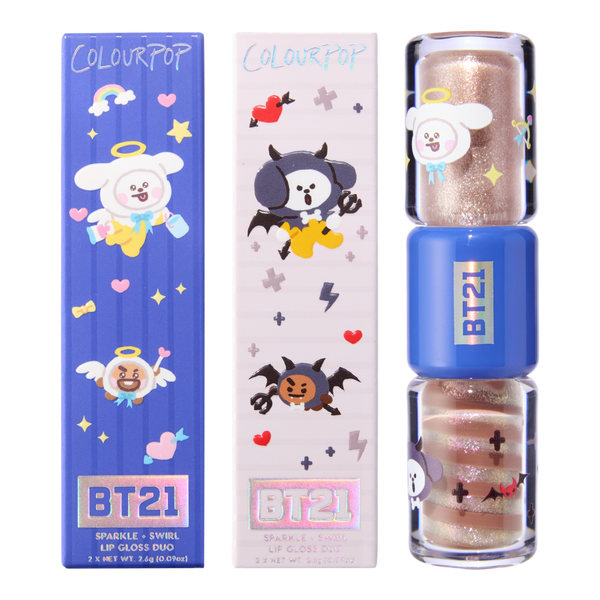 ColourPop ColourPop X BT21 Sparkle + Swirl Lip Gloss Duo Crunchy n' Passionate #3