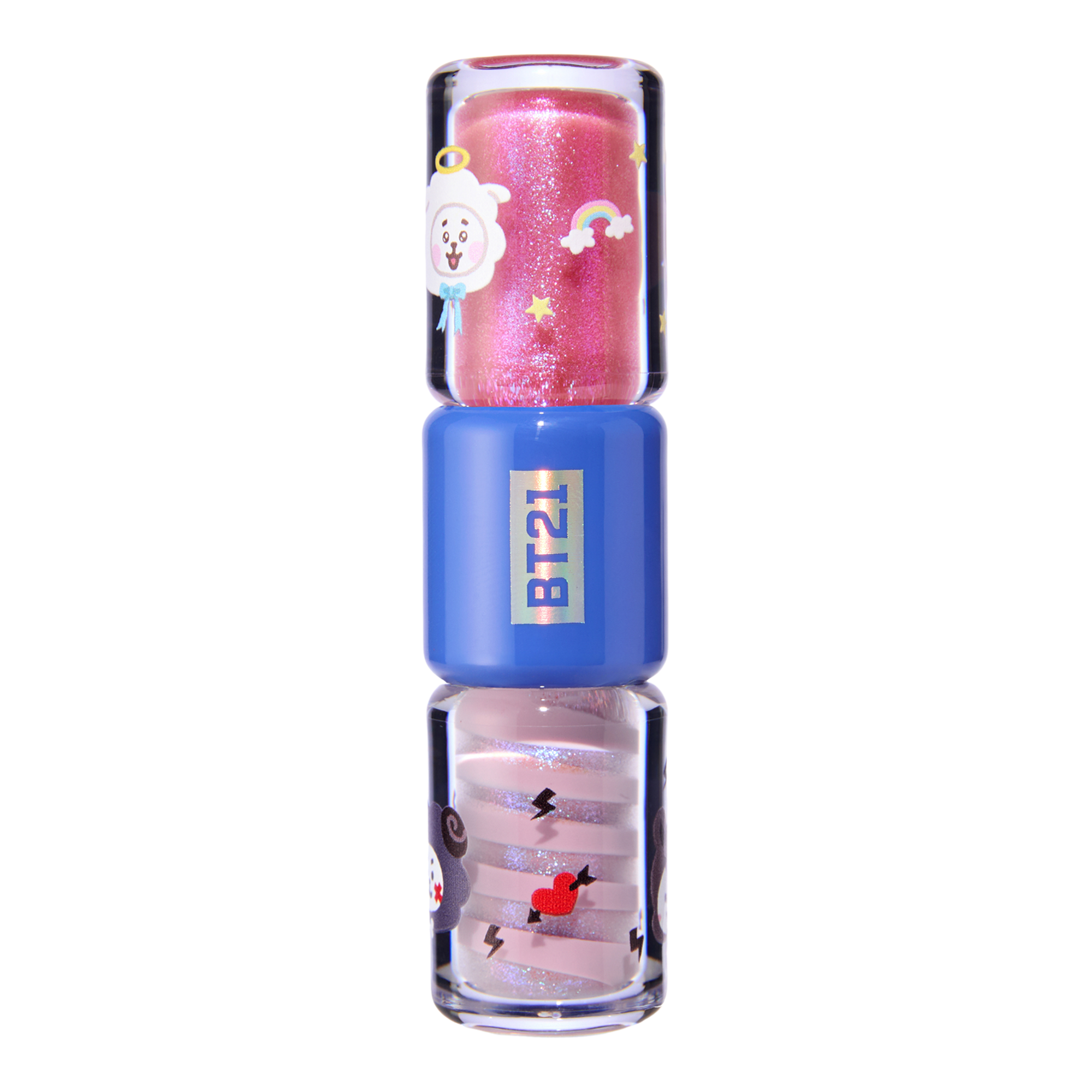 ColourPop ColourPop X BT21 Sparkle + Swirl Lip Gloss Duo Fluffy N' Mysterious #1