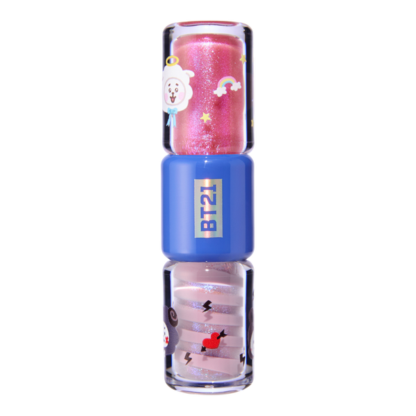 ColourPop ColourPop X BT21 Sparkle + Swirl Lip Gloss Duo Fluffy N' Mysterious #1