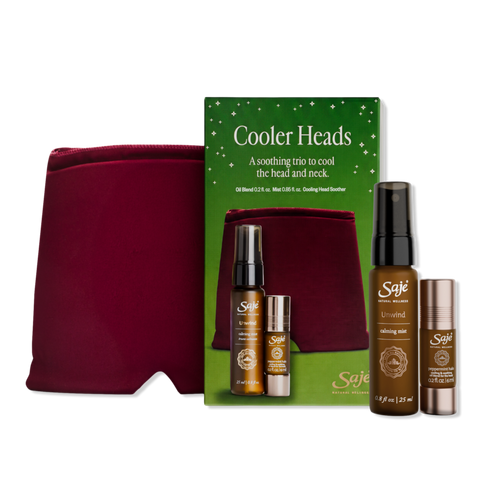 Saje Natural Wellness - Cooler Heads Soothing Head & Neck Kit