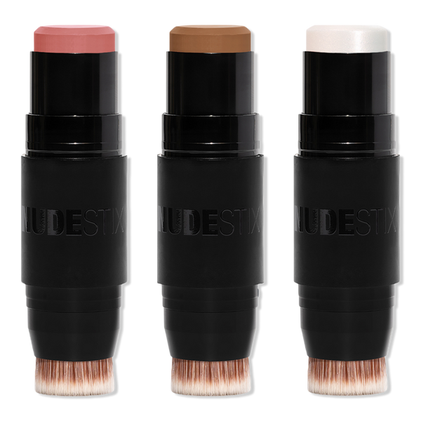 NUDESTIX The Nude Face Set: 3-Step Blush Bronze Glow #1