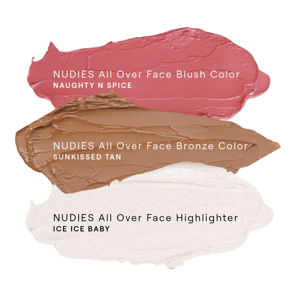 NUDESTIX The Nude Face Set: 3-Step Blush Bronze Glow #2