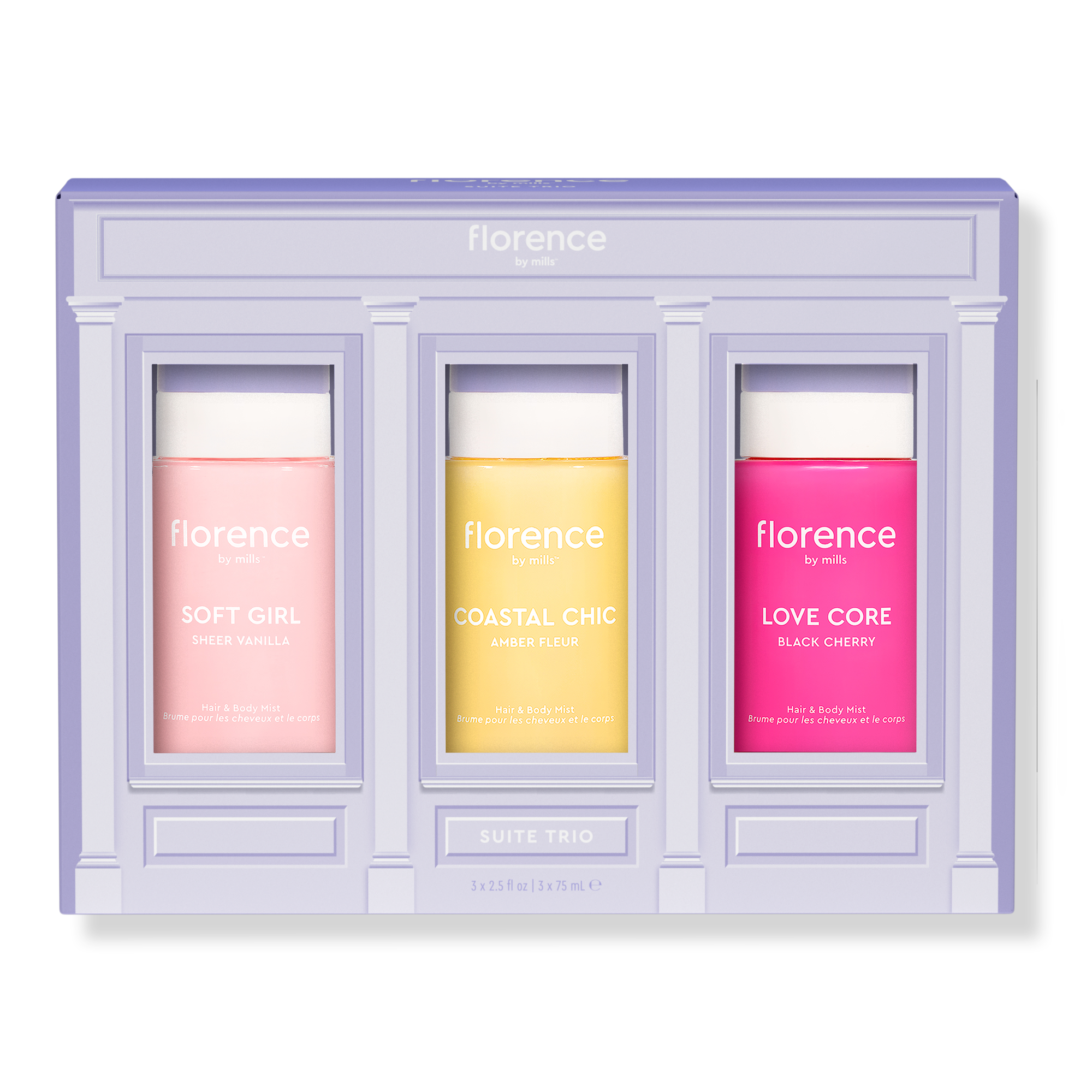 florence by mills Suite Trio Hair & Body Mist Set #1
