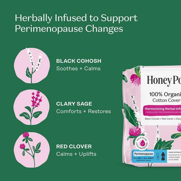 The Honey Pot Company Peri-menopause All Day and Night Pad #3