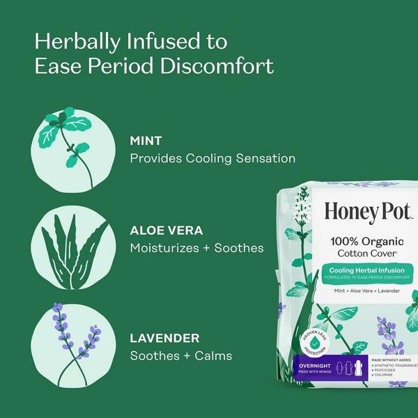 The Honey Pot Company Cooling Overnight Pads #3