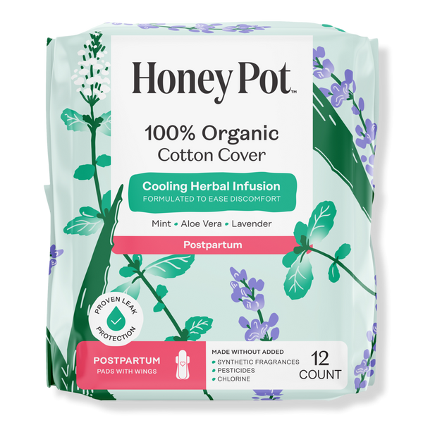 The Honey Pot Company Cooling Postpartum Pads #1