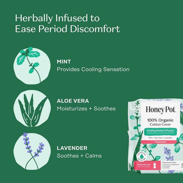 The Honey Pot Company Cooling Postpartum Pads #3