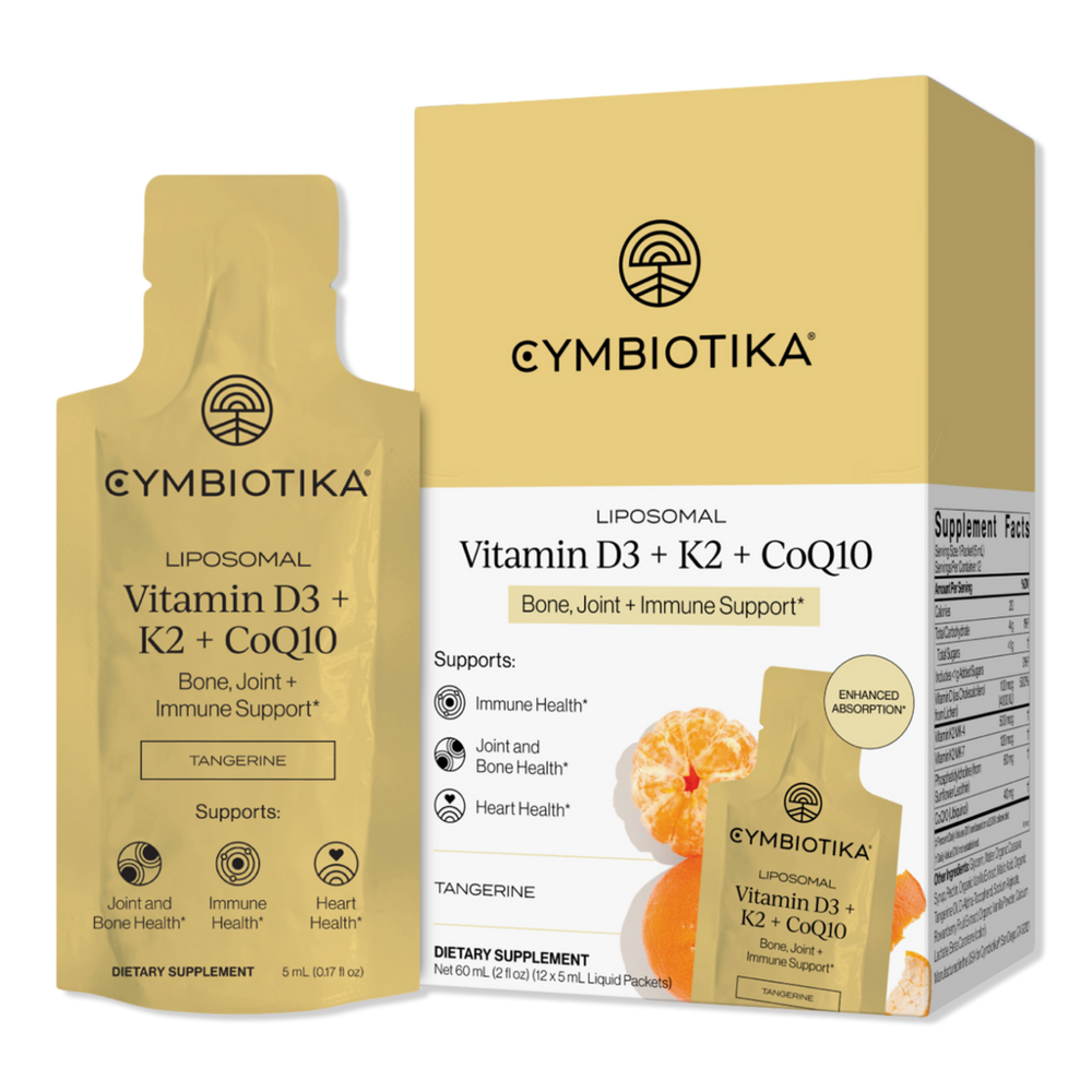 Cymbiotika Liposomal Vitamin D3 + K2 +CoQ10