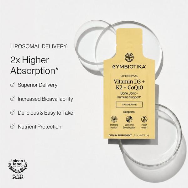 Cymbiotika Liposomal Vitamin D3 + K2 +CoQ10 #3