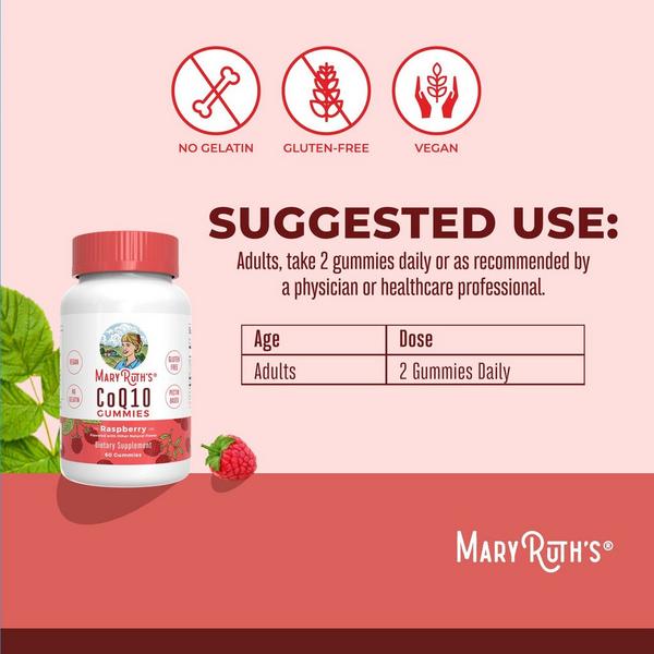 MaryRuth's CoQ10 Gummies Raspberry #6