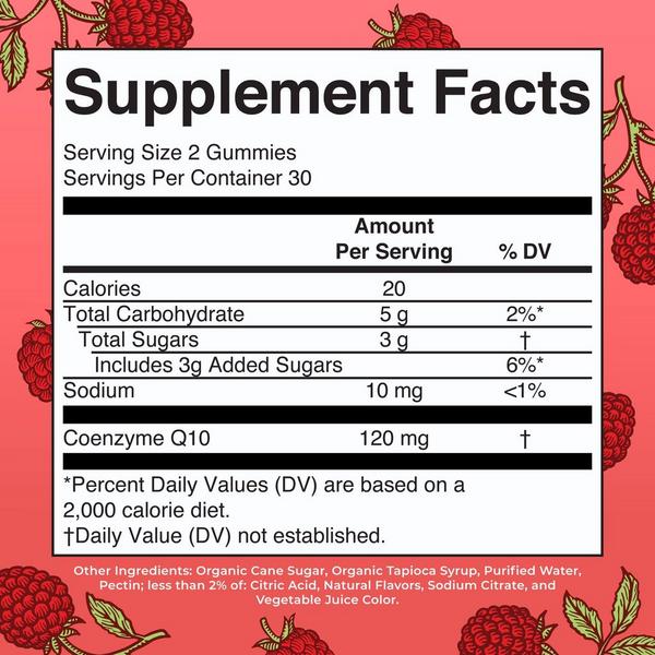 MaryRuth's CoQ10 Gummies Raspberry #7