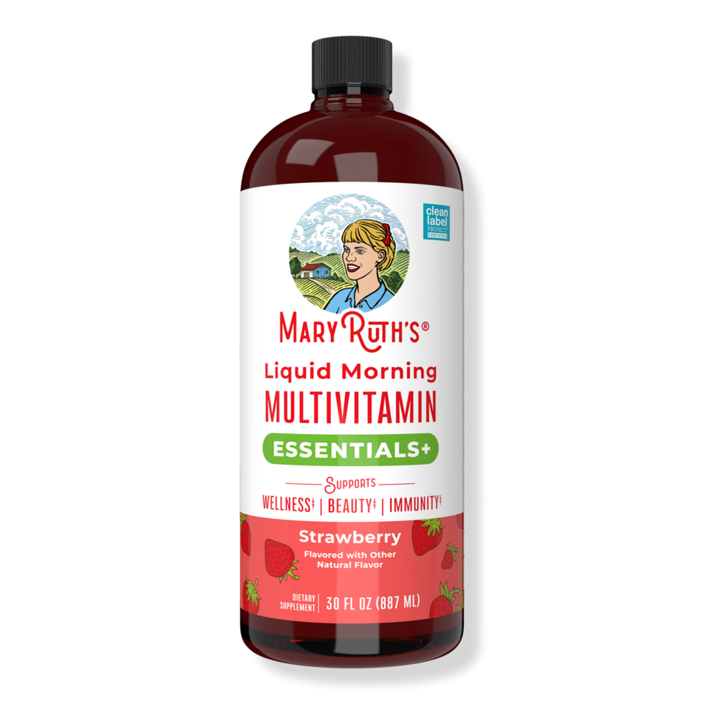MaryRuth's Liquid Morning Multivitamin Essentials+ Strawberry