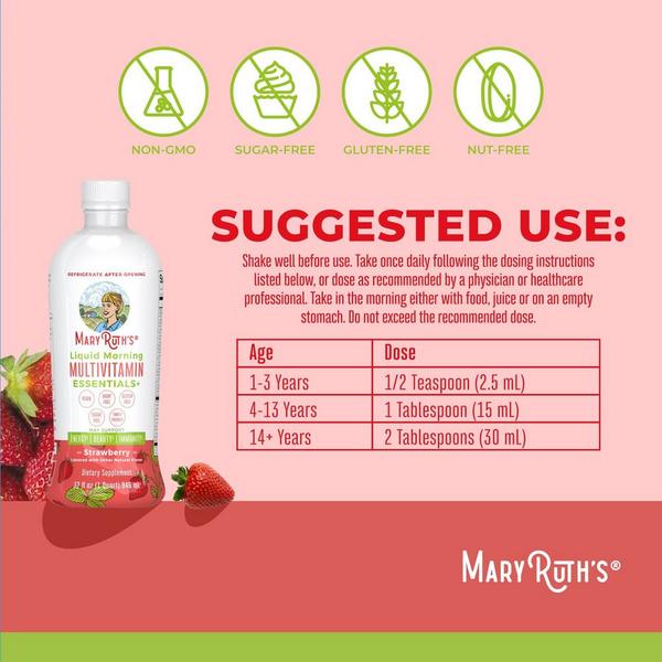 MaryRuth's Liquid Morning Multivitamin Essentials+ Strawberry #3
