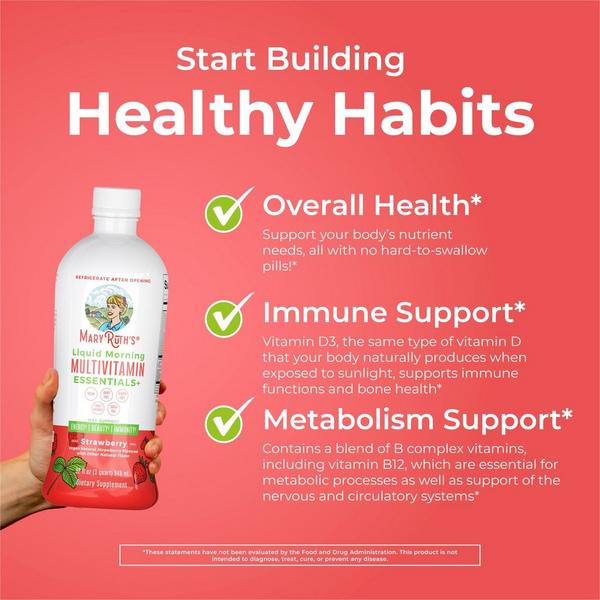 MaryRuth's Liquid Morning Multivitamin Essentials+ Strawberry #4