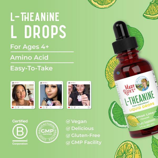 MaryRuth's L-theanine Liquid Drops Lemon Lime #3