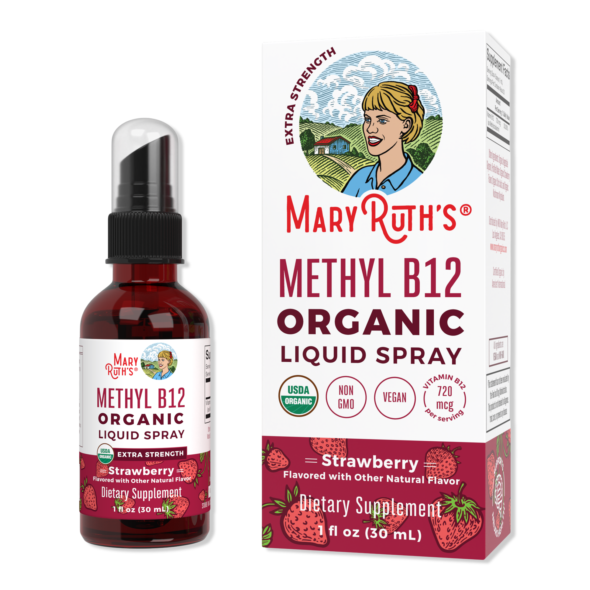 MaryRuth's Organic Methyl B12 Spray Strawberry #1