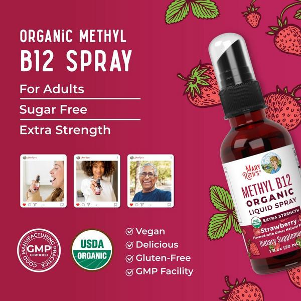 MaryRuth's Organic Methyl B12 Spray Strawberry #2