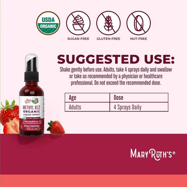 MaryRuth's Organic Methyl B12 Spray Strawberry #4