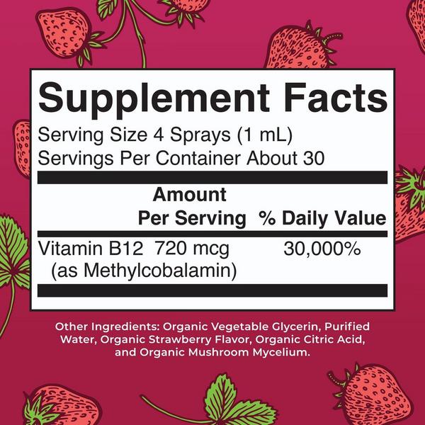 MaryRuth's Organic Methyl B12 Spray Strawberry #6