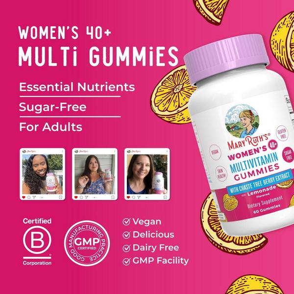 MaryRuth's Womens 40+ Multivitamin Gummies Lemonade #2