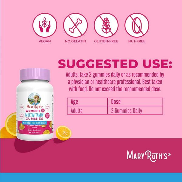 MaryRuth's Womens 40+ Multivitamin Gummies Lemonade #5
