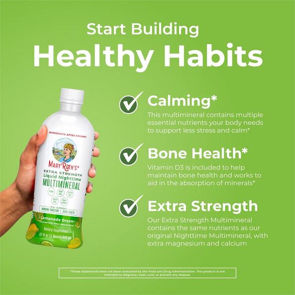 MaryRuth's Liquid Nighttime Multimineral Extra Strength Lemonade #2