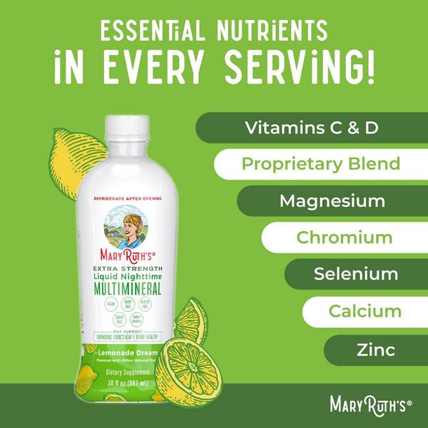 MaryRuth's Liquid Nighttime Multimineral Extra Strength Lemonade #4