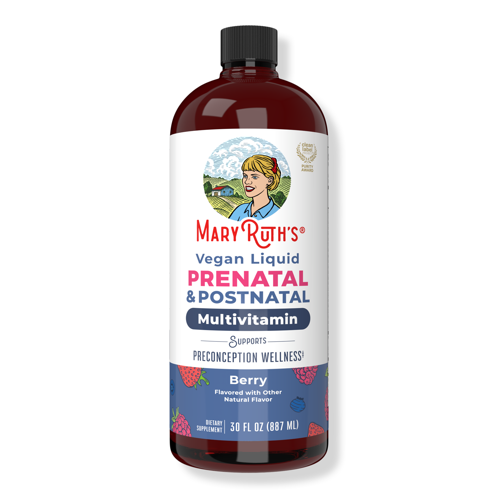 MaryRuth's Prenatal & Postnatal Liquid Multivitamin Liquid Berry #1