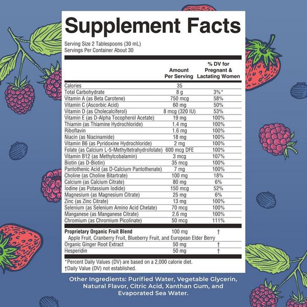 MaryRuth's Prenatal & Postnatal Liquid Multivitamin Liquid Berry #7