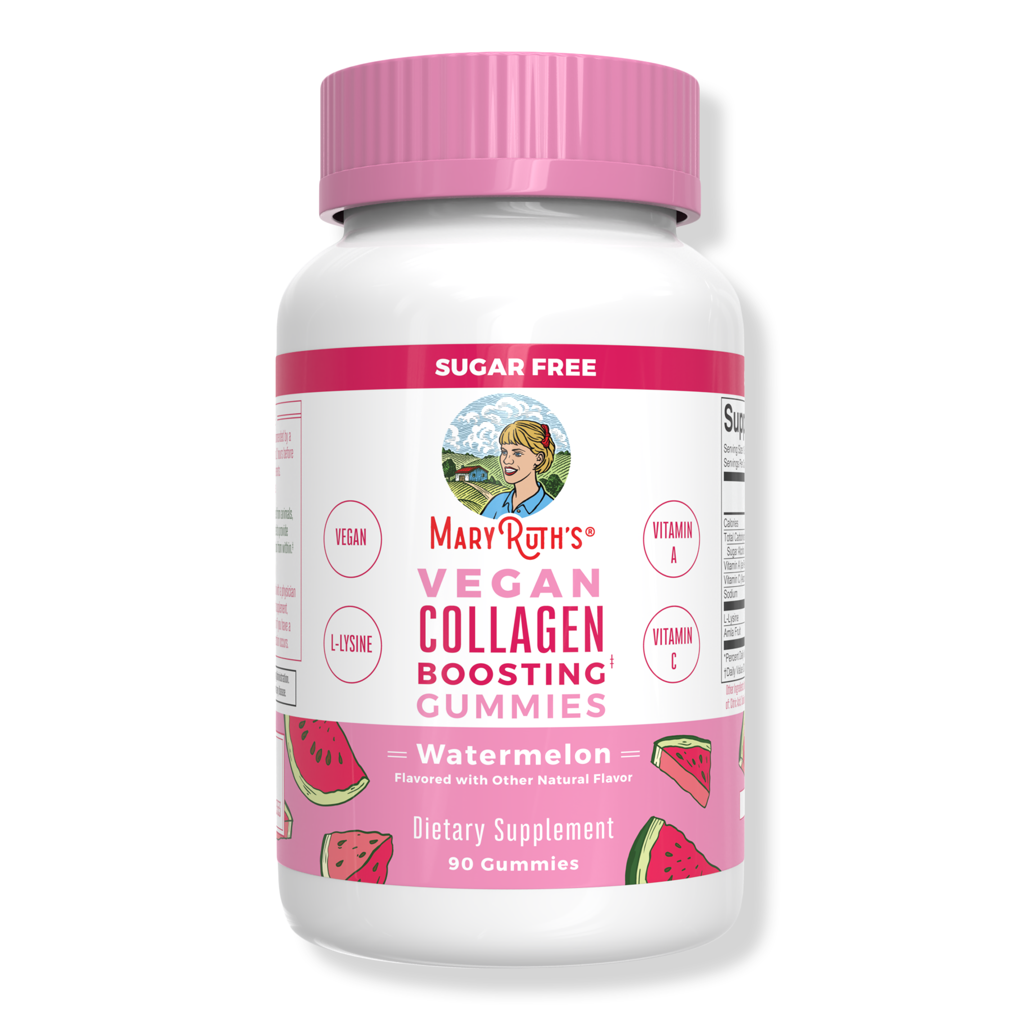 MaryRuth's Vegan Collagen Boosting Gummies Watermelon #1
