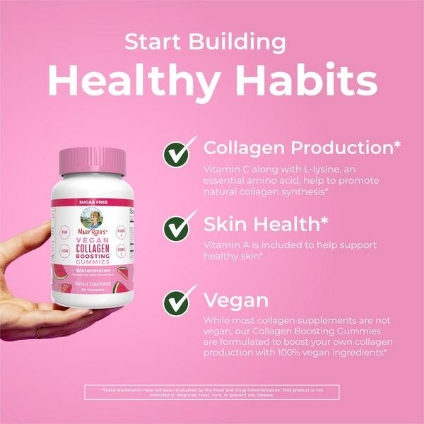 MaryRuth's Vegan Collagen Boosting Gummies Watermelon #4