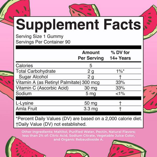 MaryRuth's Vegan Collagen Boosting Gummies Watermelon #7