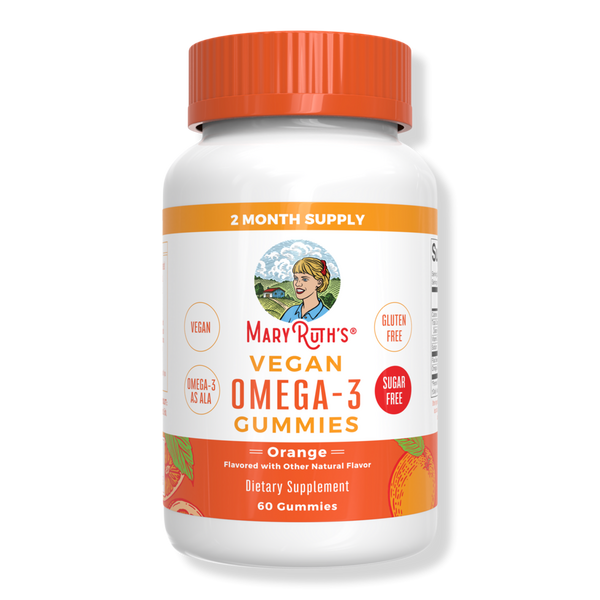 MaryRuth's Vegan Omega 3 Gummies Orange #1