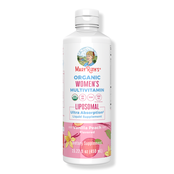 MaryRuth's Organic Women's Multivitamin Liposomal Vanilla Peach #1