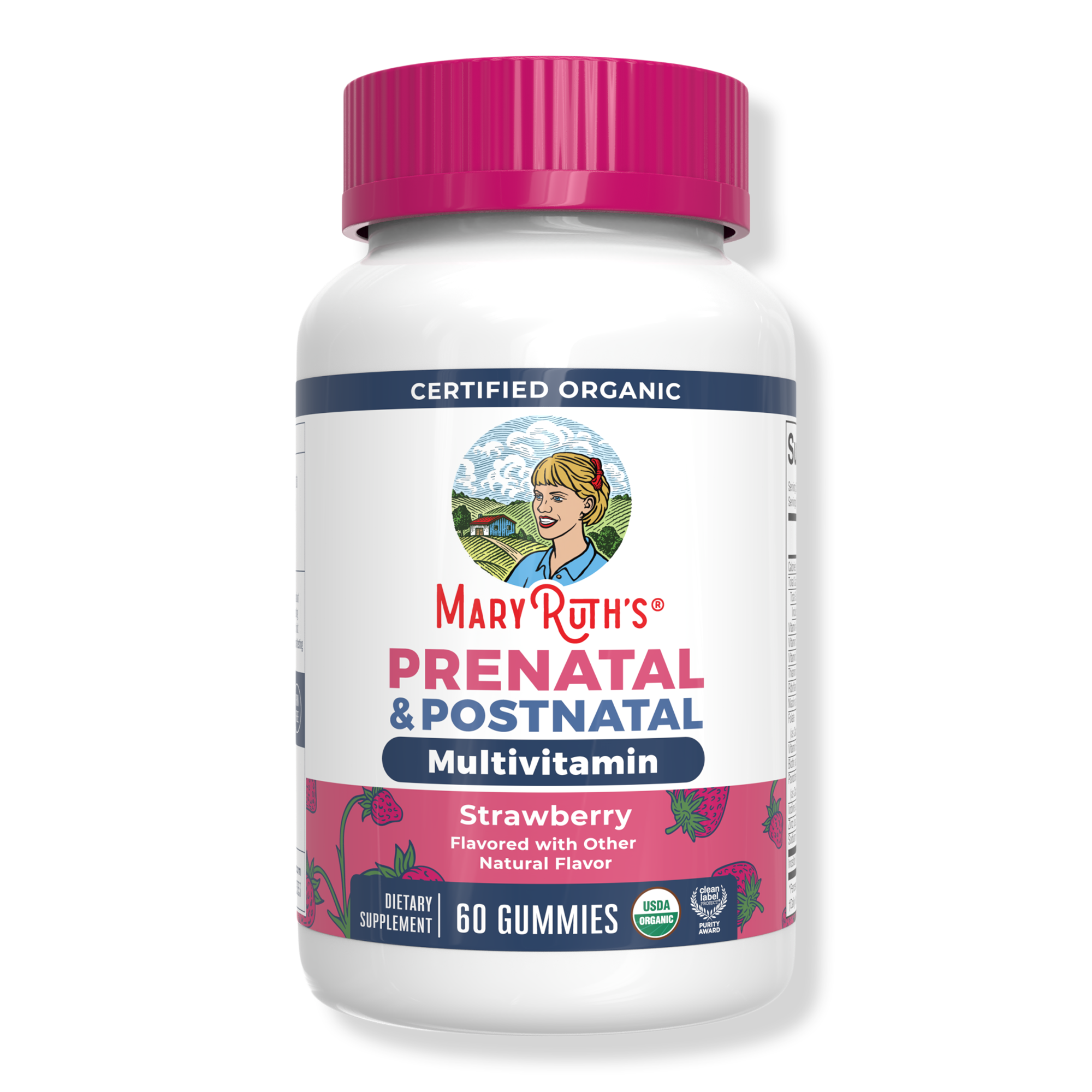 MaryRuth's Organic Prenatal & Postnatal Gummies Strawberry #1