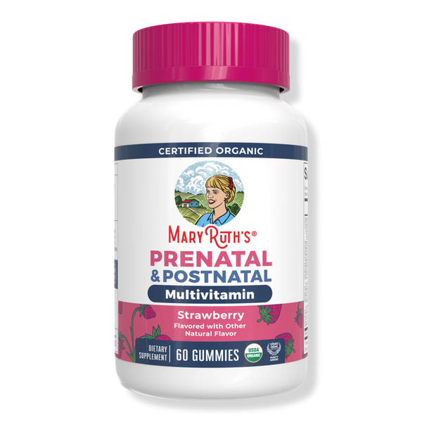 MaryRuth's Organic Prenatal & Postnatal Gummies Strawberry #1